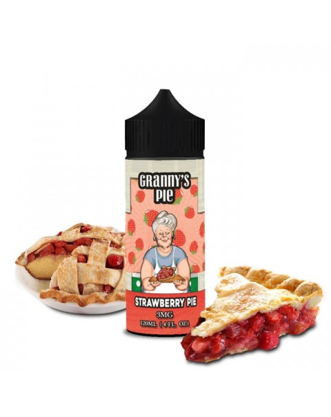 STRAWBERRY PIE GRANNYS PIE E LIQUID BY VAPE BREAKFAST CLASSIC 100ML 70VG