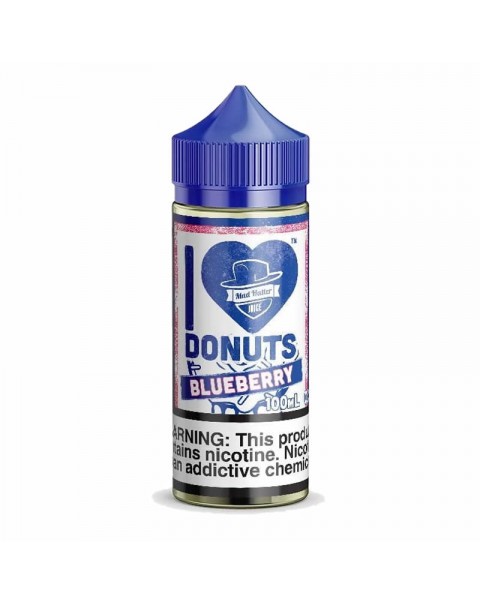 I LOVE DONUTS BLUEBERRY E LIQUID BY MAD HATTER 80ML 70VG