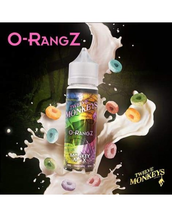 O RANGZ E LIQUID BY 12 MONKEYS 50ML 65VG