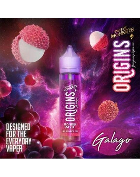 GALAGO ORIGINS E LIQUID BY 12 MONKEYS 50ML 65VG