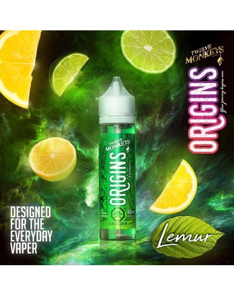 LEMUR ORIGINS E LIQUID BY 12 MONKEYS 50ML 65VG