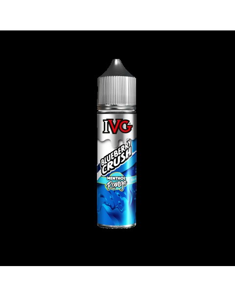 BLUEBERRY CRUSH E LIQUID BY I VG MENTHOL RANGE 50ML 70VG