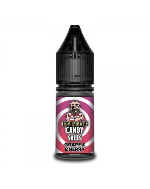 GRAPE & CHERRY NICOTINE SALT E-LIQUID BY OLD PIRATE SALTS - CANDY