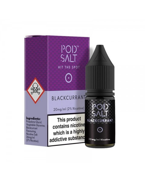 BLACKCURRANT NICOTINE SALT E-LIQUID BY POD SALT CORE RANGE