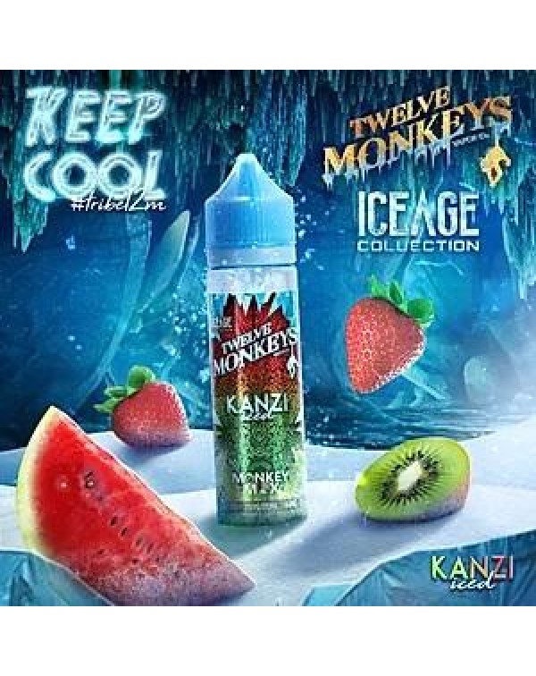 KANZI ICED E LIQUID BY 12 MONKEYS 50ML 70VG