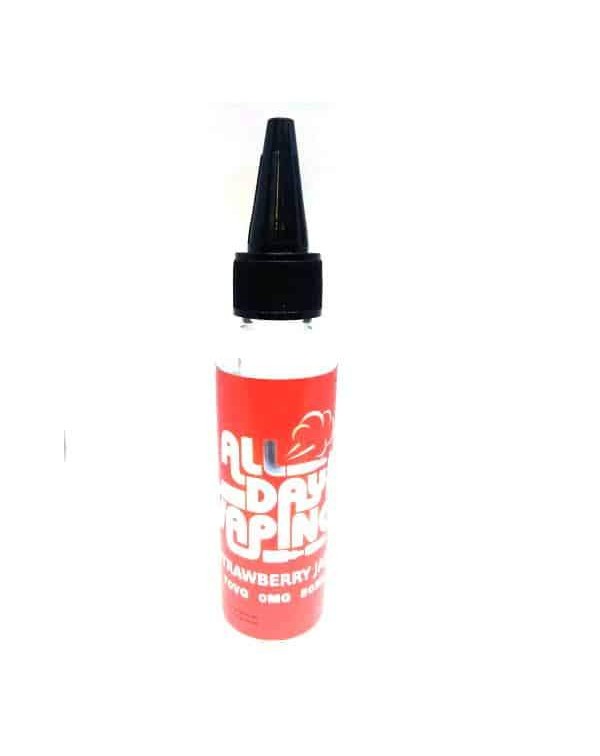 STRAWBERRY JAM E LIQUID BY ALL DAY VAPING 50ML 70V...