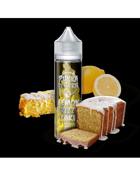 LEMON DRIZZLE CAKE E LIQUID BY PUKKA JUICE -  DESSERTS 50ML 70VG