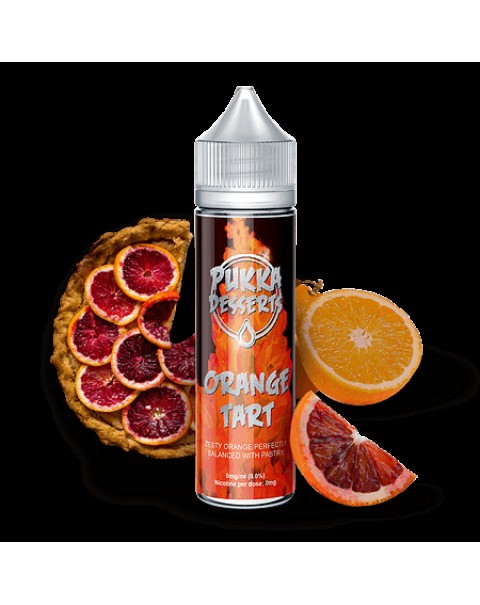 ORANGE TART E LIQUID BY PUKKA JUICE -  DESSERTS 50ML 70VG