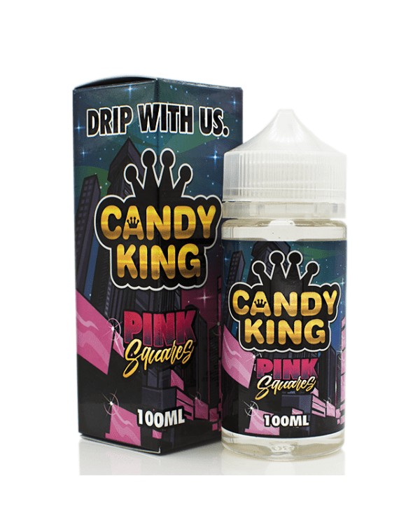 PINK SQUARES E LIQUID BY CANDY KING 100ML 70VG