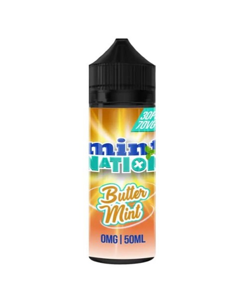 BUTTER MINT E LIQUID BY MINT NATION 100ML 70VG