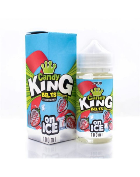 STRAWBERRY BELTS ON ICE E LIQUID BY CANDY KING 100ML 70VG