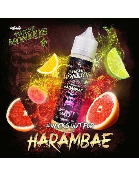 HARAMBAE E LIQUID BY 12 MONKEYS 50ML 70VG