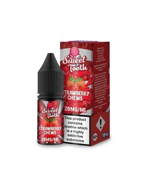 STRAWBERRY CHEWS NICOTINE SALT E-LIQUID BY SWEET TOOTH