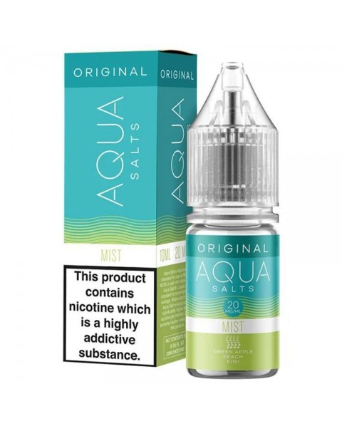 MIST NICOTINE SALT E-LIQUID BY AQUA SALTS ORIGINAL