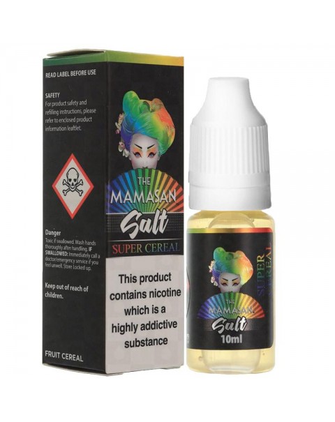 SUPER CEREAL NICOTINE SALT E-LIQUID BY THE MAMASAN SALT