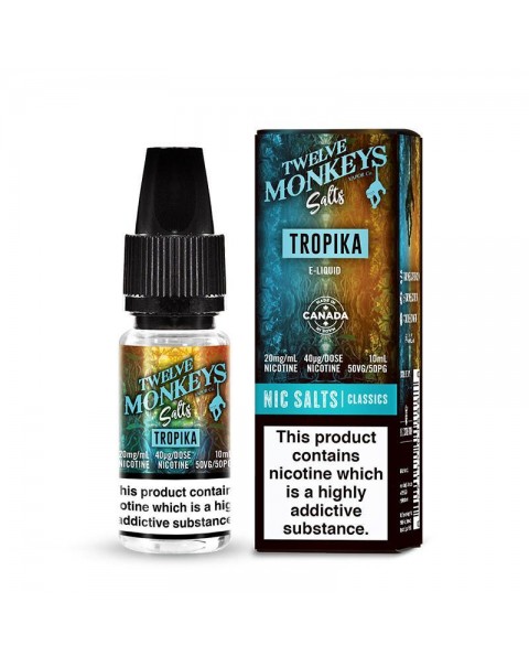 TROPIKA NICOTINE SALT E-LIQUID BY TWELVE MONKEYS SALTS