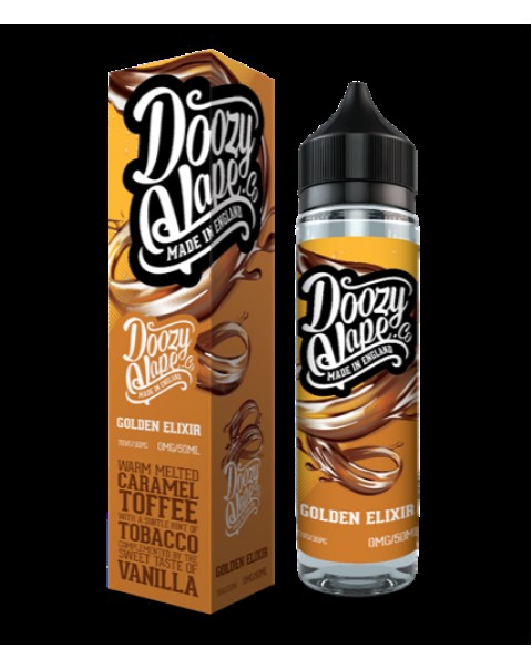 GOLDEN ELIXIR E LIQUID BY DOOZY VAPE CO 50ML 70VG