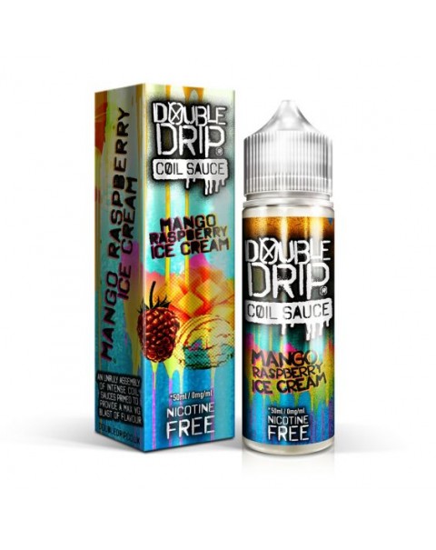 MANGO RASPBERRY ICE CREAM E LIQUID BY DOUBLE DRIP 50ML 80VG