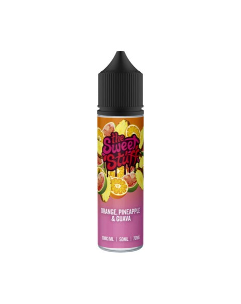 ORANGE PINEAPPLE & GUAVA E LIQUID BY THE SWEET STUFF 50ML 70VG