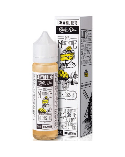 LEMON PIE E-LIQUID BY CHARILE'S CHALK DUST - MR MERINGUE 50ML 70VG