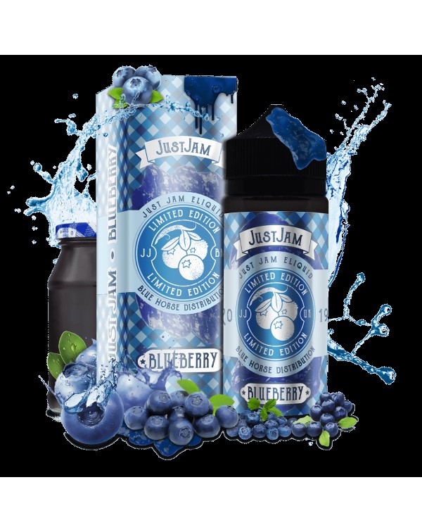 BLUEBERRY E LIQUID BY JUST JAM X BLUE HORSE DISTRO...