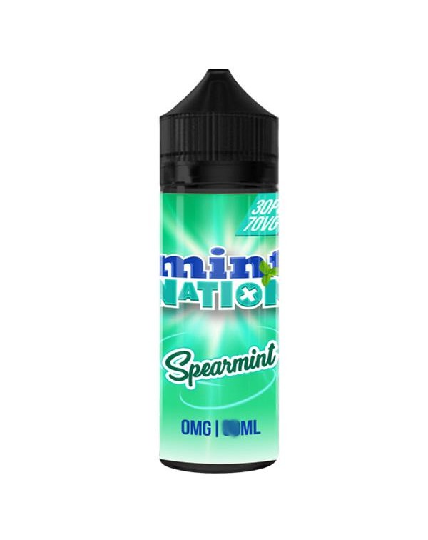 SPEARMINT E LIQUID BY MINT NATION 100ML 70VG