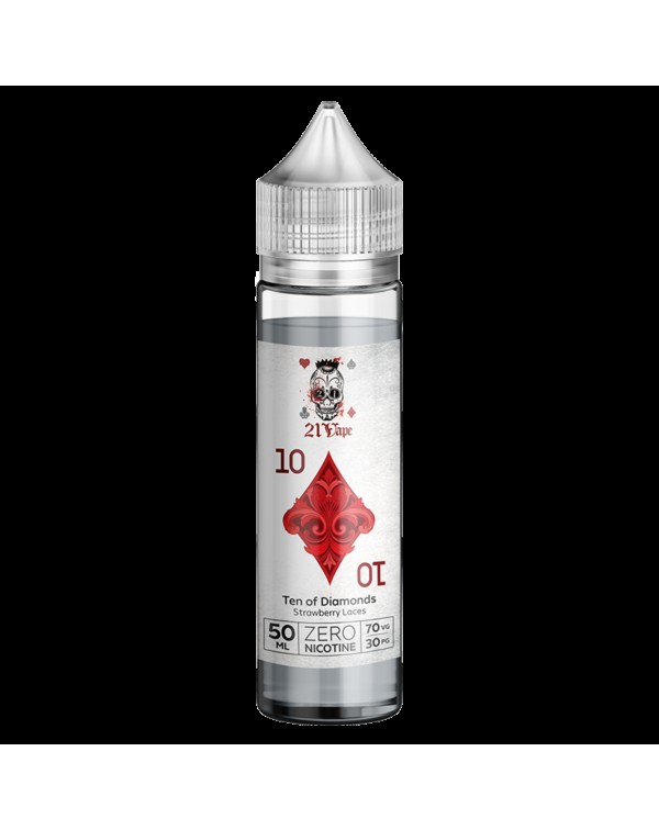 TEN OF DIAMONDS E LIQUID BY 21 VAPE 50ML 70VG