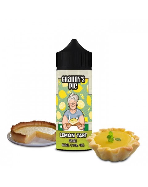 LEMON TART GRANNYS PIE E LIQUID BY VAPE BREAKFAST CLASSIC 100ML 70VG