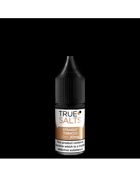 STRAIGHT TOBACCO NICOTINE SALT E-LIQUID BY TRUE SALTS