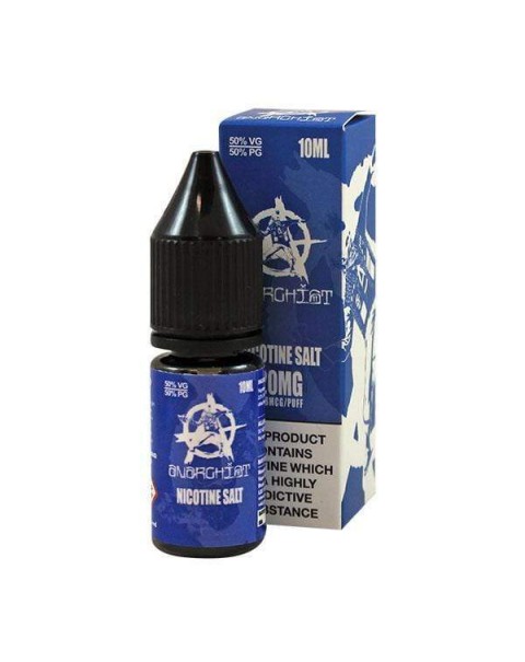 BLUE NICOTINE SALT E-LIQUID BY ANARCHIST