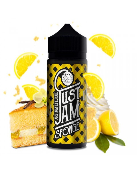 LEMON E LIQUID BY JUST JAM - SPONGE 100ML 80VG