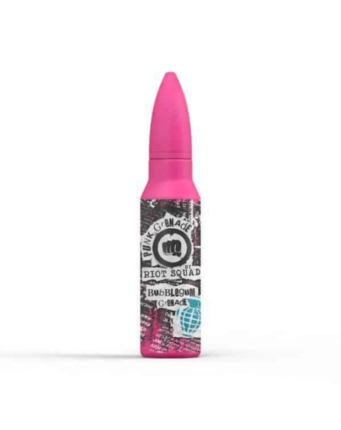 BUBBLEGUM GRENADE E LIQUID BY RIOT SQUAD PUNK GRENADE 50ML 70VG