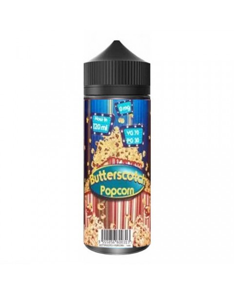 BUTTERSCOTCH POPCORN E LIQUID BY MOHAWK & CO 100ML 70VG