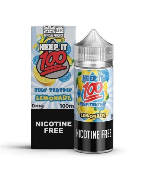 BLUE SLUSHIE LEMONADE E LIQUID BY KEEP IT 100 100ML 70VG