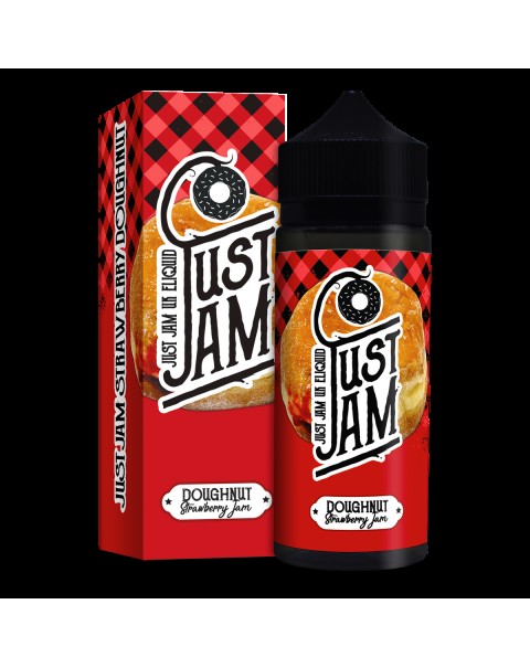 STRAWBERRY DOUGHNUT E LIQUID BY JUST JAM 100ML 80VG