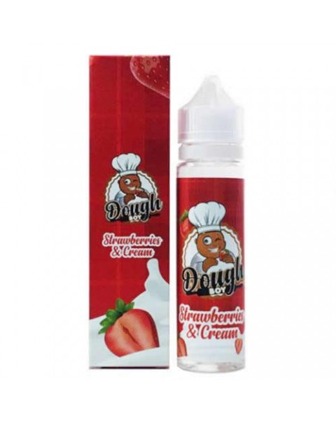 STRAWBERRIES & CREAM E LIQUID BY DOUGH BOY 50ML 70VG