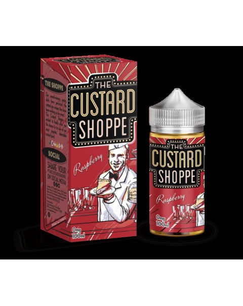 RASPBERRY E LIQUID BY THE CUSTARD SHOPPE 100ML 75VG