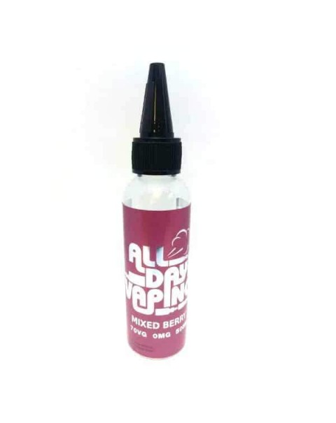 MIXED BERRIES E LIQUID BY ALL DAY VAPING 50ML 70VG