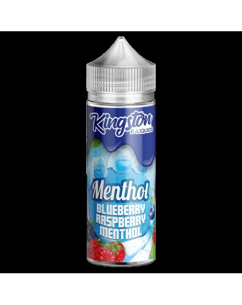 BLUEBERRY RASPBERRY E LIQUID KINGSTON MENTHOL 100ML 70VG