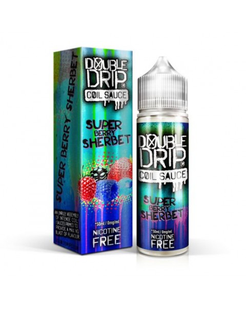 SUPER BERRY SHERBET E LIQUID BY DOUBLE DRIP 50ML 80VG