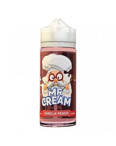 VANILLA PEACH E LIQUID BY DR FROST - MR CREAM 100ML 70VG